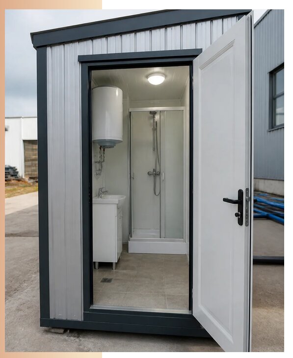 Изготовление и аренда душевых бытовок под ключ в Березниках